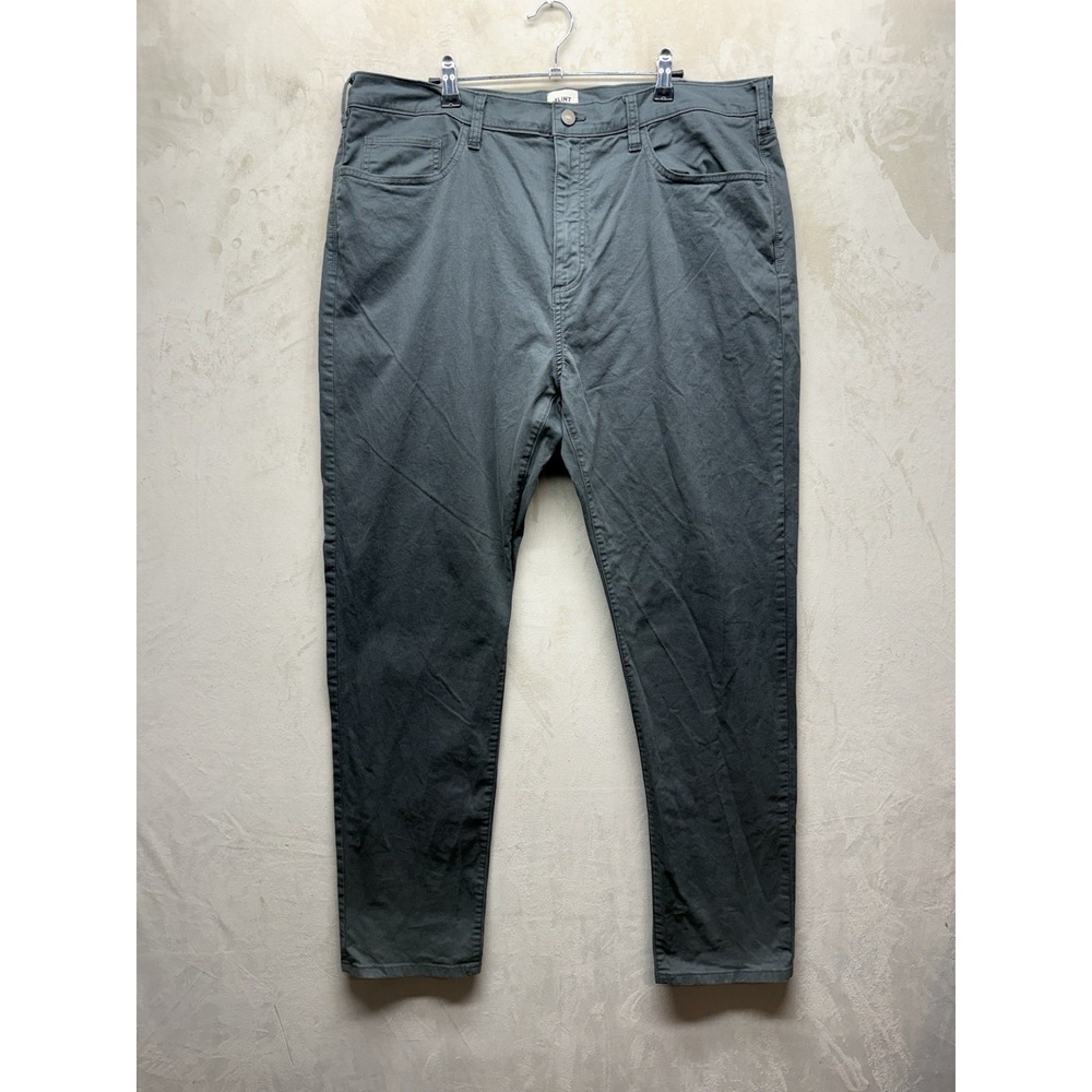 Flint and Tinder 365 5-Pocket Chino Pant Mens 38x32 Olive Green Tapered Stretch